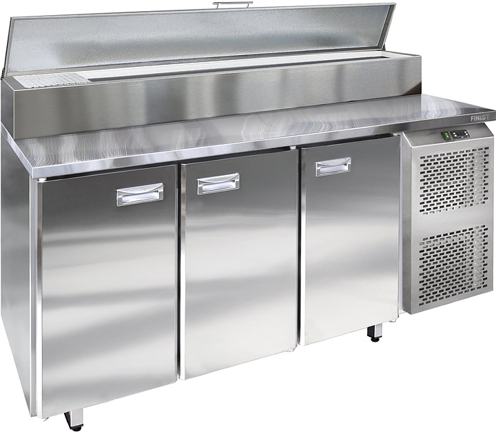 Стол холодильный для пиццы Finist СХСмпцг-700-3(1/6) с гранитной столешницей