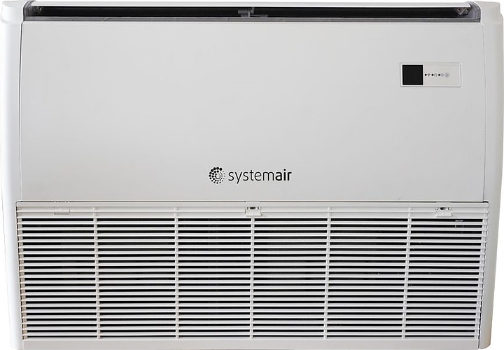 Напольно-потолочная сплит-система Systemair SYSPLIT CEILING 24 EVO HP Q/SYSPLIT OUTDOOR EVO 24 HP Q