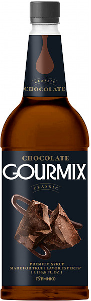 Сироп Gourmix 10416040 Шоколад 1л (бутылка ПЭТ)
