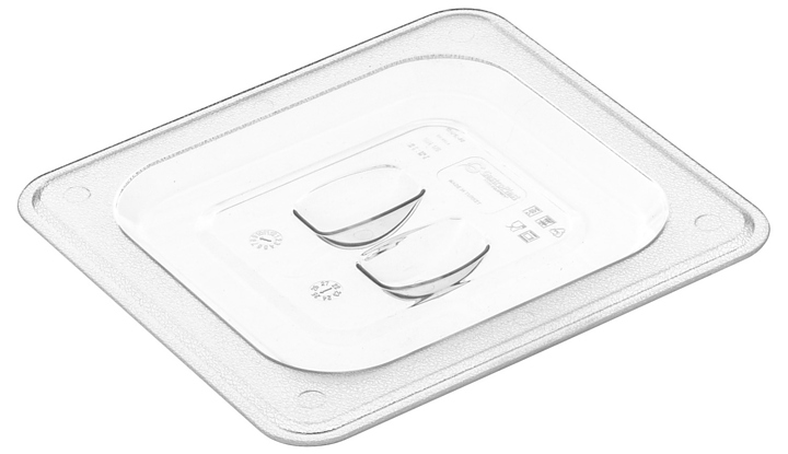 Крышка для гастроемкости Gastroplast 79668 GN 1/6 (176x162) поликарбонат, прозрачный