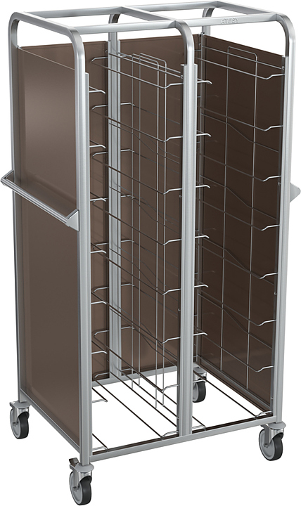 Тележка-шпилька для подносов ATESY КШП-Л-2.8-330.600-02-ОК