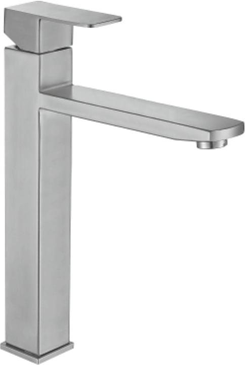 Смеситель для раковины MELANA F610202 Cubo сатин