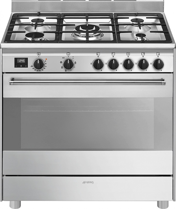 Варочный центр комбинированный SMEG BG91X2 нерж. сталь