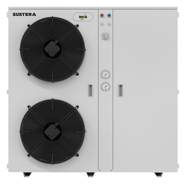 Компрессорно-конденсаторный блок SUSTERA Rime iM4-W-LN-OS-SF6 1405x710x1420 мм с регулировкой производительности, металлический, белый