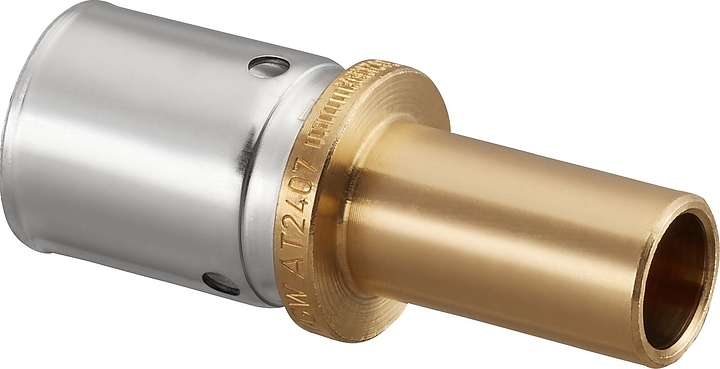 Пресс-соединение с переходом Oventrop Cofit P 1514042, PN 10, 16х2 мм - 12 мм, бронза
