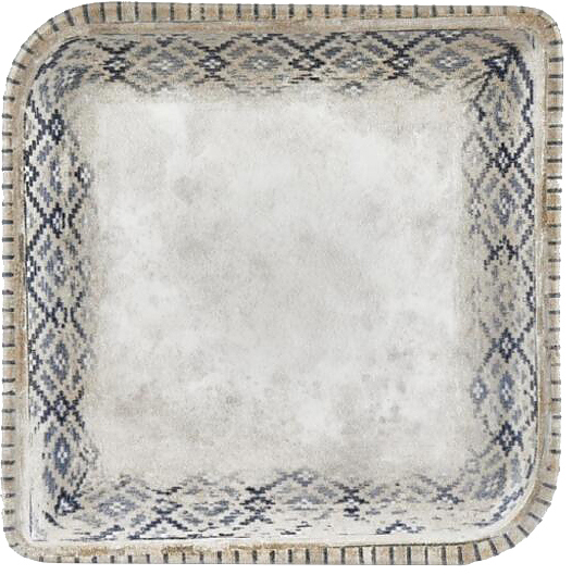 Тарелка квадратная By Bone Rug RUG-AR-25-KR 19х19 см