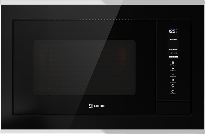 Микроволновая печь Libhof MWB-5425 black-silver черная / серебристая