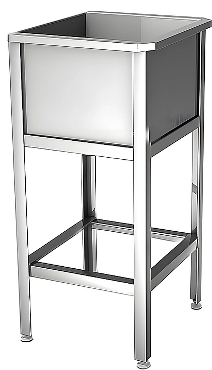 Ванна моечная GPSteel ВМ-1 530/530/850 Эконом