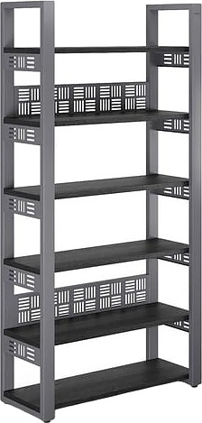 Стеллаж открытый КОБОР SO6-80/36 graphite/wood