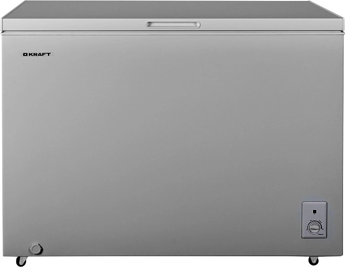Ларь морозильно-холодильный Kraft BD (W)-340SRX серебристый