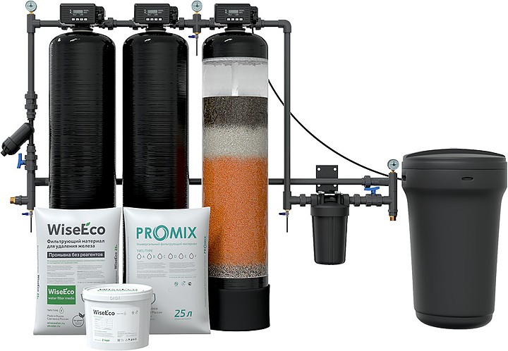 Комплексная система очистки воды WiseWater VKXO 1500 BAT SCA19