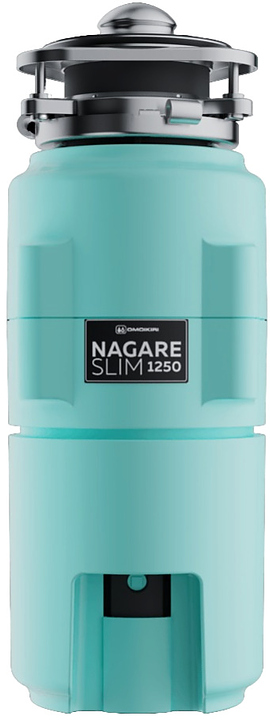 Измельчитель пищевых отходов Omoikiri Nagare Slim 1250-AZ (4995066) azur blue