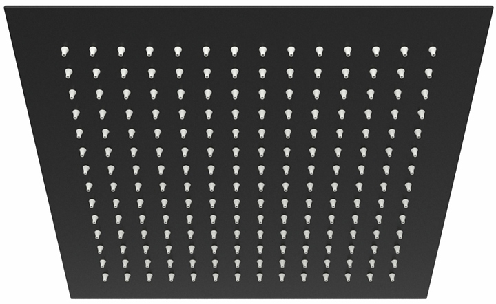 Душ верхний Wasserkraft A162 черный soft-touch