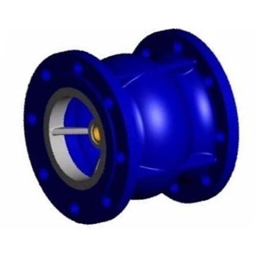 Клапан обратный Tecofi осевой CA3241 Ду 125 Ру16 Тмакс=100 оС фл диск чугун