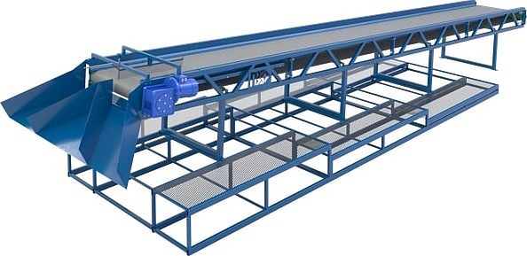 Лента конвейерная сортировочная ПЗО PZO-800-8000-TLS-R