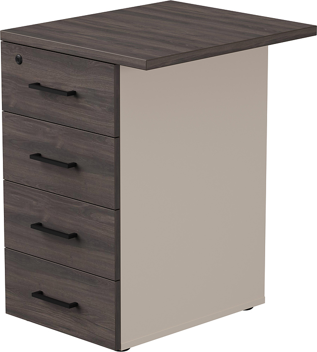 Тумба приставная Everprof EVO 51х60х75,5 см кашемир, дуб Пасадена