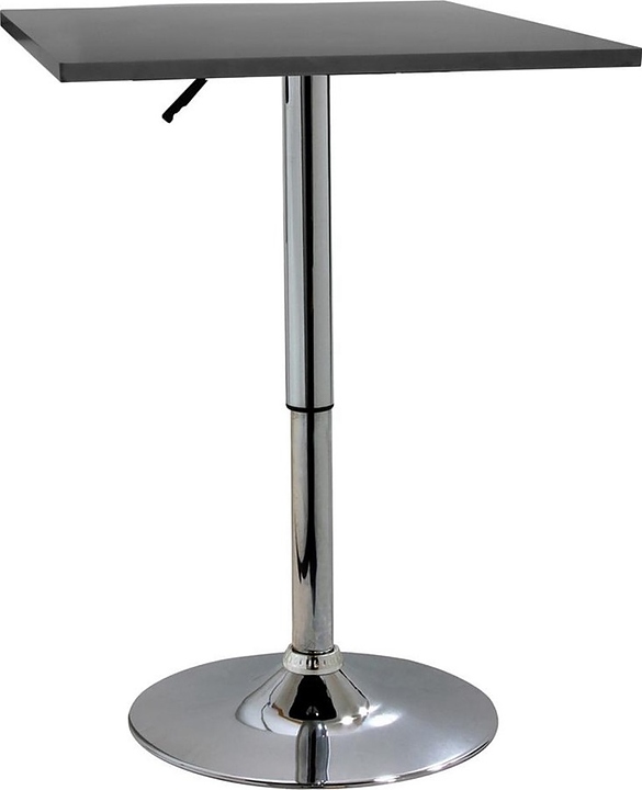 Стол барный Hesby Serene Synchrony (МДФ / металл) черный / хром