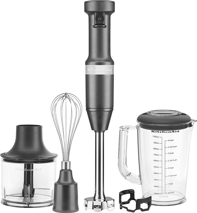 Блендер погружной KitchenAid 5KHBV83EDG угольно-серый