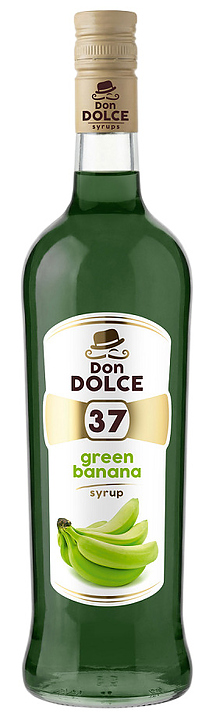 Сироп Don Dolce 75633 Зеленый банан 1 л (бутылка стекло)