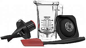 Стакан для блендера Blendtec Twister Jar TS Jar, TLT, TGL 40-630-61 с закрученной крышкой, со шпателем Spectacula, с прижимной крышкой