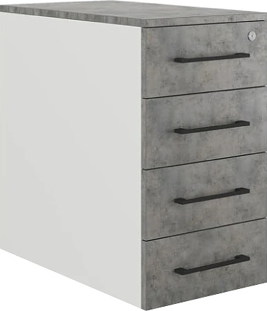 Тумба приставная КОБОР TS4-40/70 white/chicago