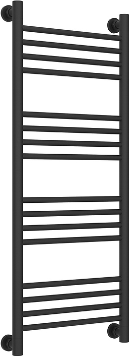 Полотенцесушитель водяной Сунержа Богема+ 100x40 см с прямой перемычкой, темный титан муар