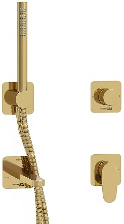 Встраиваемый комплект для ванны Wasserkraft Neckar 2100 A2151.277.279.280.197.281 золото глянцевое