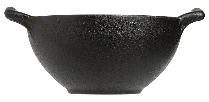 Бульонная чашка Китай Corone Bushido 24078 550 мл 7" d 130 мм, черный