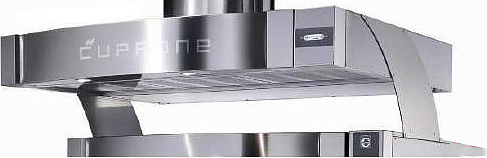 Зонт вытяжной для печи Cuppone KML435AS
