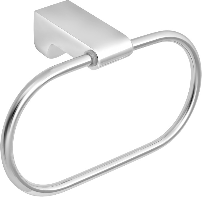 Полотенцедержатель Puff Solinne B-82703 Mirror овальный (силумин) хром