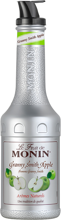 Основа для напитков (пюре) Monin 76239 Яблоко 1 л (бутылка с дозатором)