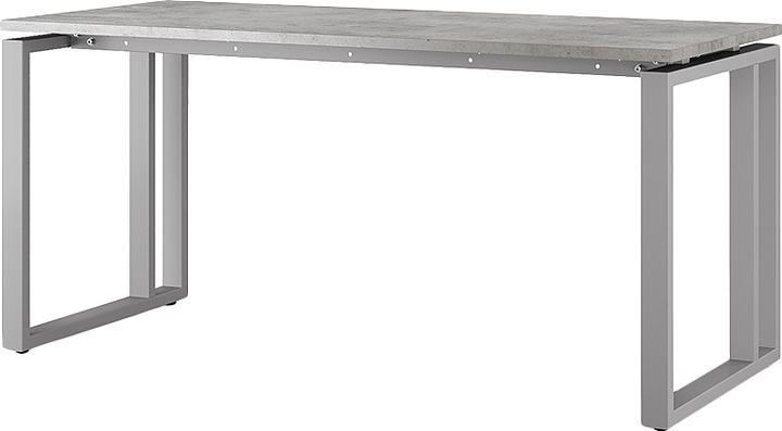 Стол офисный КОБОР O2-120/60 aluminum/chicago