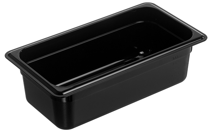 Гастроемкость Gastroplast 79651 GN 1/3-100 (325x176х100) 3.3 л поликарбонат, черный