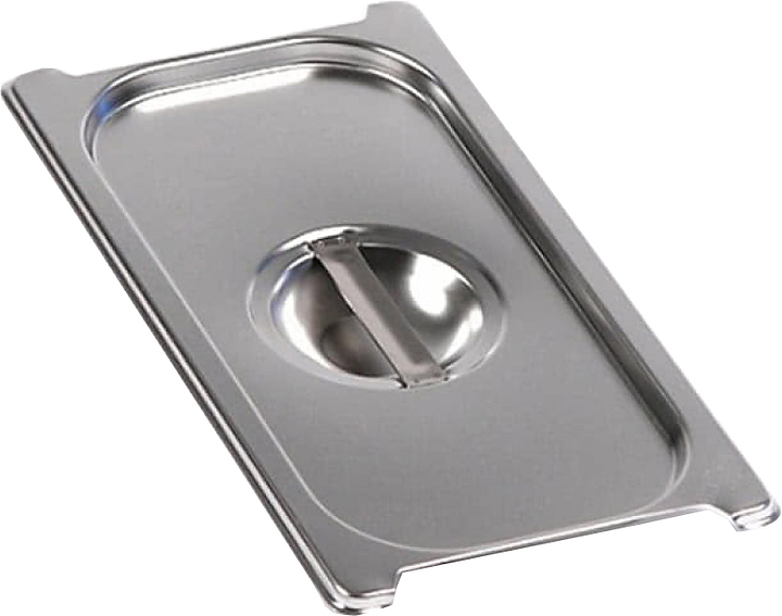 Крышка для гастроемкости Rosso GN 1/1 (530х325 мм) с вырезом под ручки, сталь 201