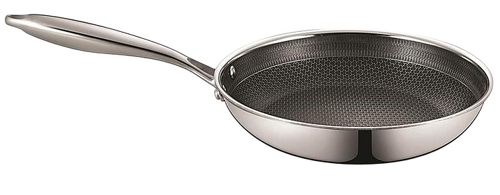 Сковорода P.L. Proff Cuisine New Kitchen Grid 81280254 d 30 см h 6 см нержавеющая сталь, индукция