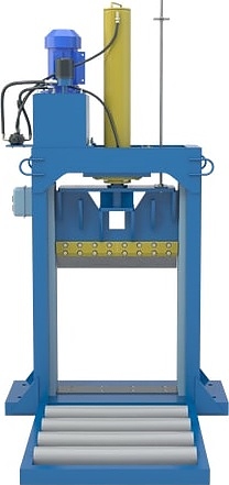 Гильотина ПЗО GGR-800 с рольгангом