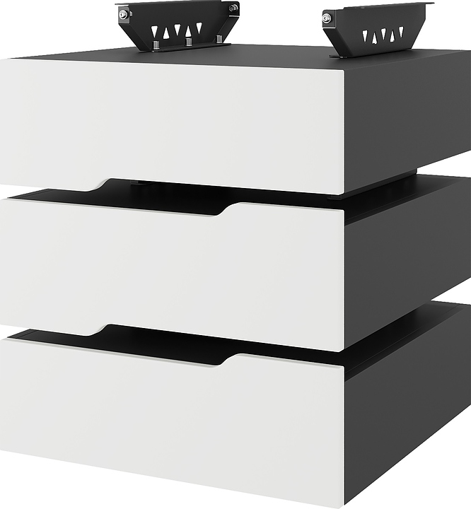 Тумба подвесная КОБОР T-3 black/premium