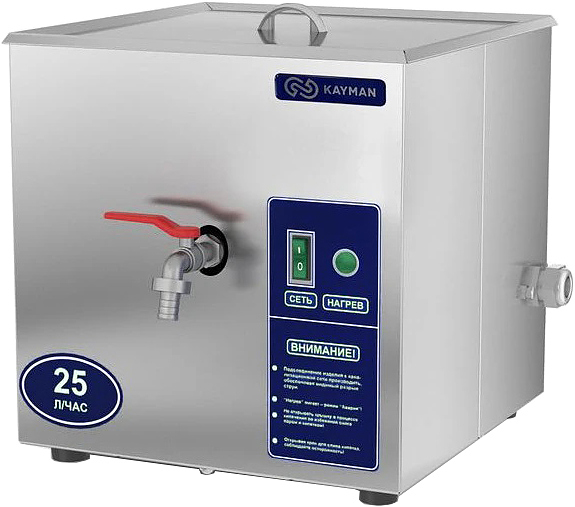 Электрокипятильник проточно-накопительный KAYMAN КЭ-01-25 А