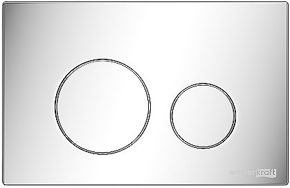 Кнопка смыва Wasserkraft CH02 хром