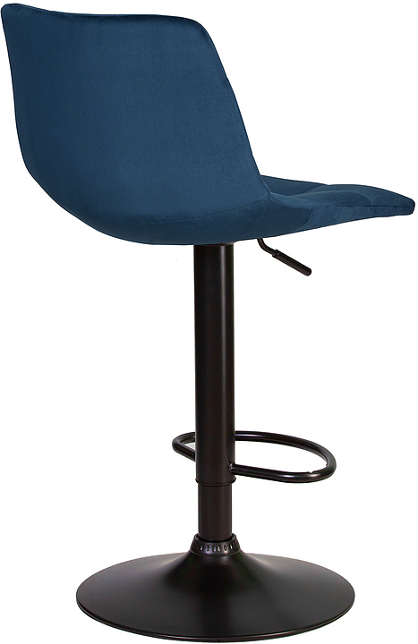 Стул барный DOBRIN 5017-LM-N TAILOR BLACK (синий велюр, черный) 2 шт.