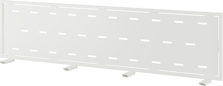 Верхний экран-перегородка КОБОР EV1-80 white/premium (металл)