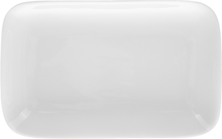 Блюдо прямоугольное Chan Wave Quadro ivory LQ-Q161 185х120х20 мм