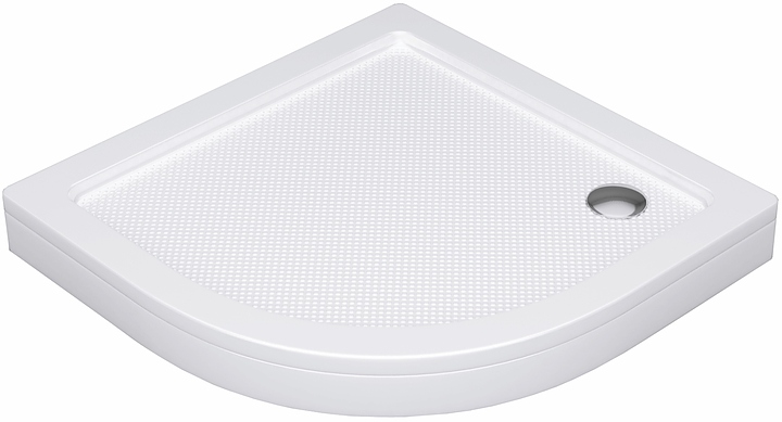 Поддон душевой с сифоном Wasserkraft Isen 26T01 90х90 см, акрил, белый