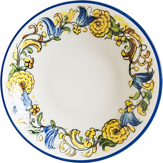 Тарелка глубокая Bonna Albufera ABF-MWBLM25CK 1300 мл d=25 см h=5 см (фарфор)