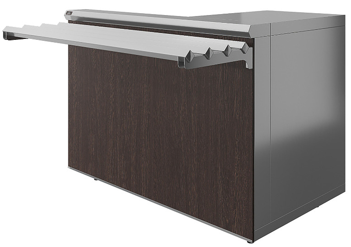 Прилавок кассовый универсальный Luxstahl КК-1200 Premium Classic (Классик)