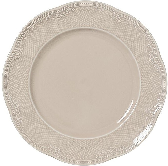 Тарелка Noble Aristocrat Peach Tea 313006-PEACH d=27 см (фарфор)