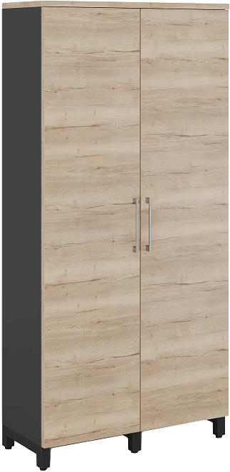 Шкаф для одежды КОБОР HRG-90/60/M black/natural