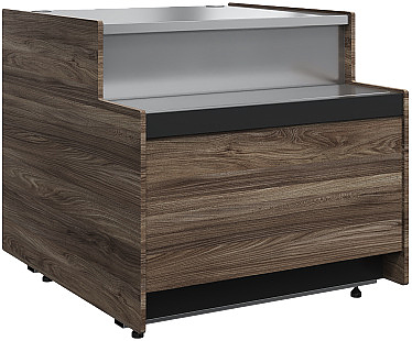 Прилавок нейтральный Carboma Gelios GC111 N 1,2-7 1008 (темный дуб)