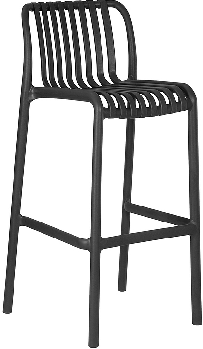 Стул барный DOBRIN 777PP-LMZL-N CHLOE BAR (темно-серый) 4 шт.