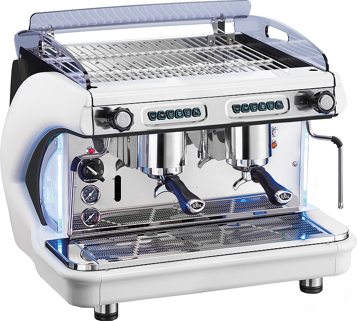 Кофемашина Royal Synchro T2 2GR SB Automatic Boiler 8LT черно-красная